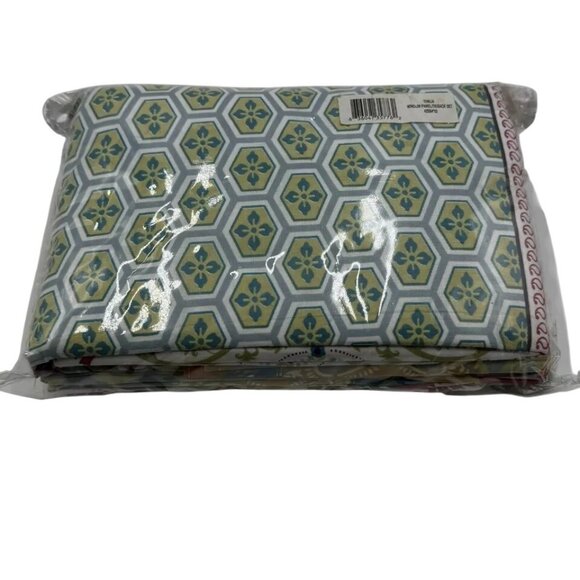 Barefoot Bungalow Thalia Multicolor Geometric Window Curtain Panel Tieback Set - Picture 4 of 7